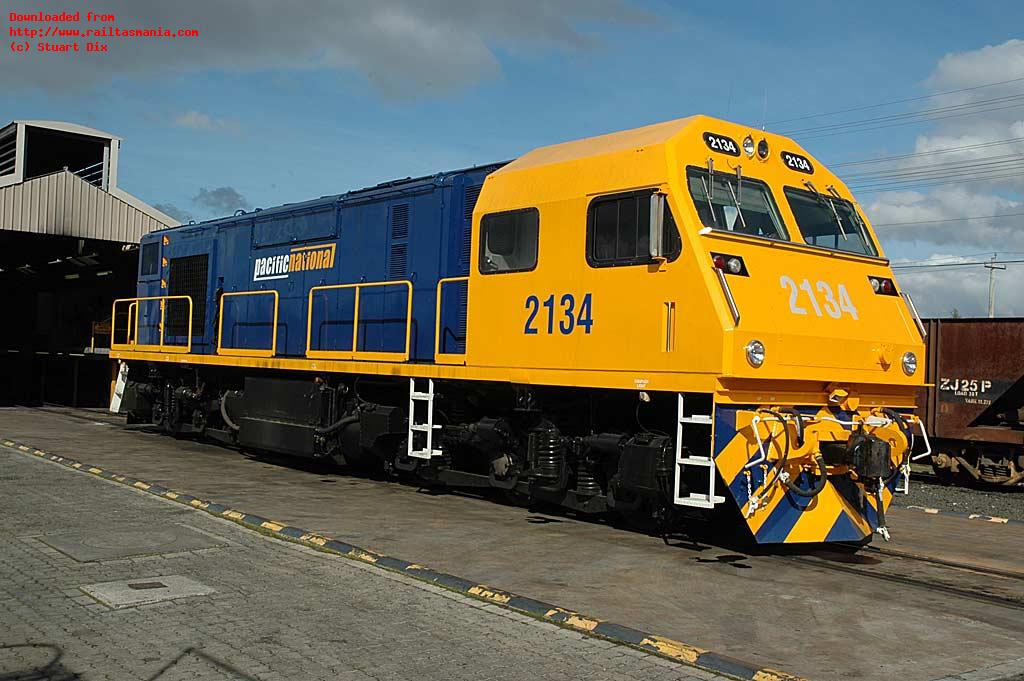 MKA2134 waits at East Tamar workshops for the next phase of its testing, August 2005