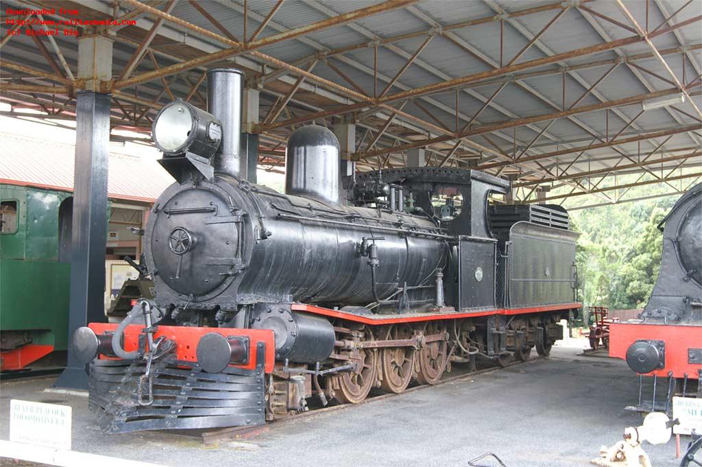 Ex TGR loco C1 on display at the West Coast Pioneers Memorial Museum, February 2006