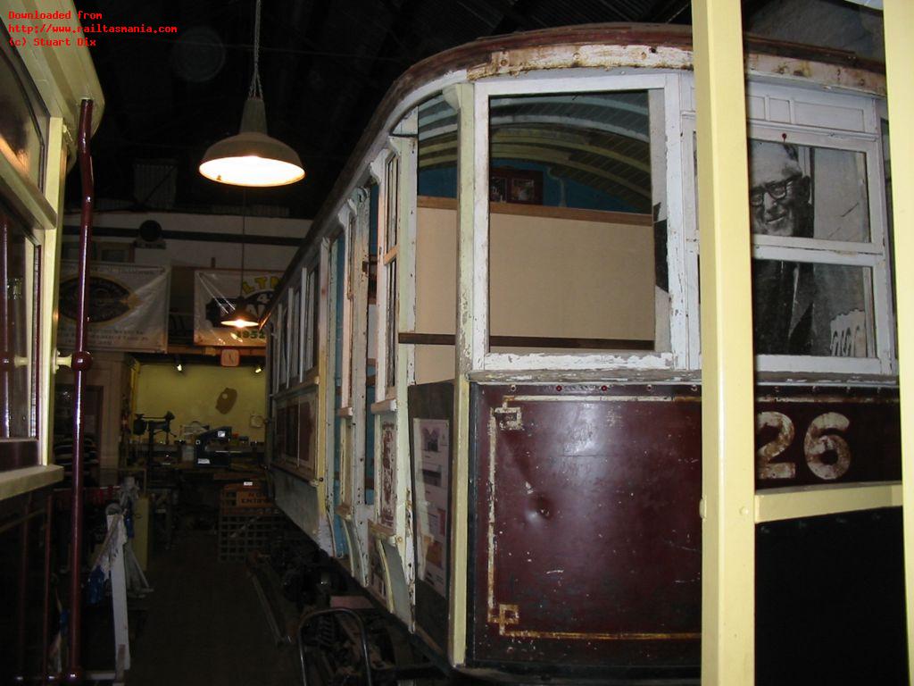 Launceston tram No. 26, March 2003