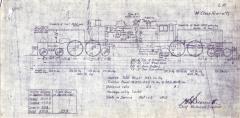 TGR outline diagram for M class garratt locomotives (L10)