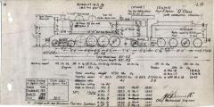 One of the TGR outline diagram for Q class locos (L13) 