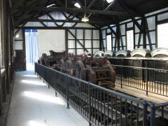 Weighbridge building at Inveresk with frame of H8