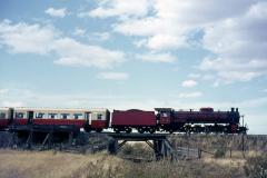 As part of the 1965 Railfans Festival, H3 leads a special passenger train consisting of Tasman Limit