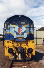 1106 pauses between passenger trains operated as part of the open day celebrating the centenary of t