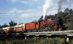 MA4 and mainline stock form the second part of an AREA train from Launceston to Herrick and return, 