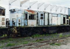 Whilst some stored locos had plated up cabs and secured engine bays, by October 1996 (just a few mon