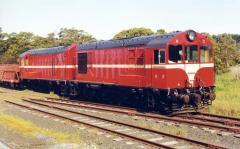 Having just arrived from Queenscliff attached to the regular passenger train, X3 and X20 wait in the
