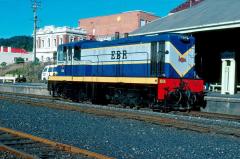 Recently repainted, 1004 sits outside the EBR station at Burnie waiting for its next job in March 19