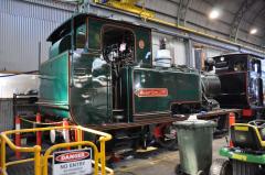 No. 5 is being reassembled following boiler inspection and maintenance at the Queenstown workshops i