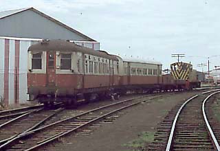 Before: SP4 and AAL10 at Derwent Park station on their delivery run. 9 October 1979